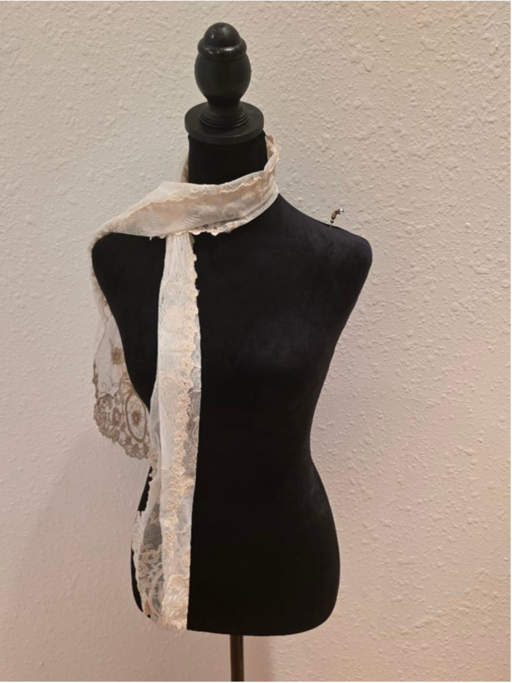 Women's Unbranded Beige Lace Scarf One Size